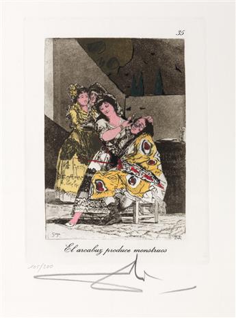 SALVADOR DALÍ Les Caprices de Goya.